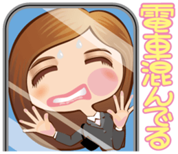 KAWAII lady sticker #2445250
