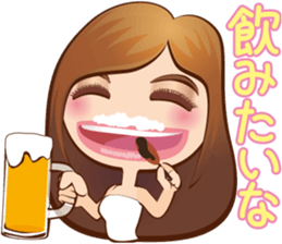 KAWAII lady sticker #2445260