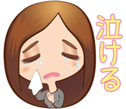 KAWAII lady sticker #2445267