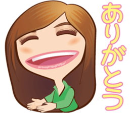 KAWAII lady sticker #2445269