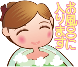 KAWAII lady sticker #2445286