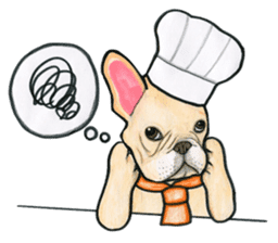 LOVE French Bulldog ! sticker #2446211