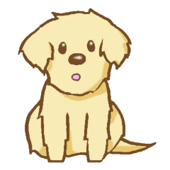 Sticker of the Golden Retriever