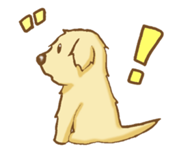 Sticker of the Golden Retriever sticker #2446290