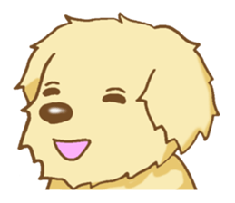 Sticker of the Golden Retriever sticker #2446293