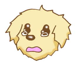 Sticker of the Golden Retriever sticker #2446295