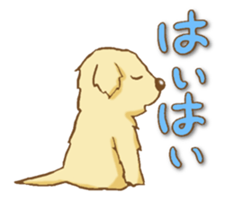 Sticker of the Golden Retriever sticker #2446299