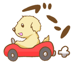 Sticker of the Golden Retriever sticker #2446310
