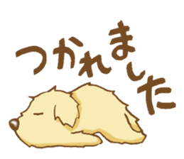 Sticker of the Golden Retriever sticker #2446321