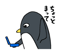 Sticker of penguin inflame -winter- sticker #2446614