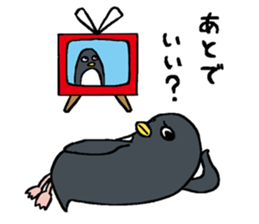 Sticker of penguin inflame -winter- sticker #2446620