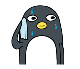 Sticker of penguin inflame -winter- sticker #2446630
