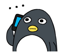 Sticker of penguin inflame -winter- sticker #2446632