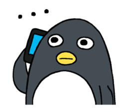 Sticker of penguin inflame -winter- sticker #2446632
