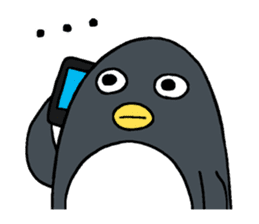 Sticker of penguin inflame -winter- sticker #2446632