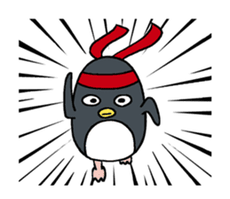 Sticker of penguin inflame -winter- sticker #2446636