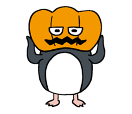 Sticker of penguin inflame -winter- sticker #2446637