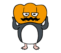 Sticker of penguin inflame -winter- sticker #2446637
