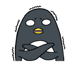 Sticker of penguin inflame -winter- sticker #2446641