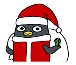Sticker of penguin inflame -winter- sticker #2446645
