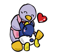 baby penguins sticker #2446950