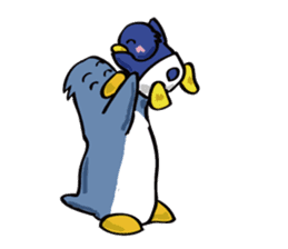 baby penguins sticker #2446953