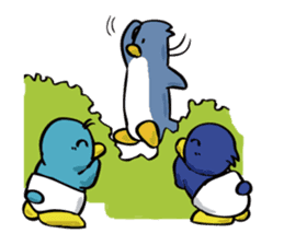 baby penguins sticker #2446957