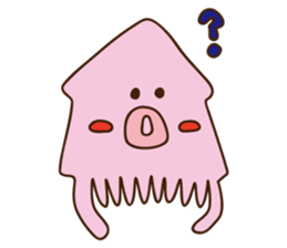 Octopus and squid sticker #2448256
