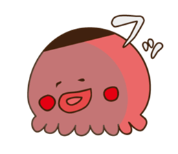 Octopus and squid sticker #2448258