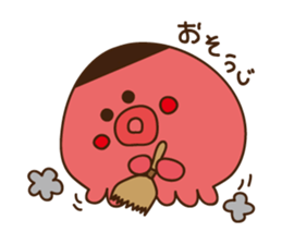 Octopus and squid sticker #2448281