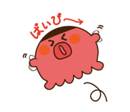 Octopus and squid sticker #2448287