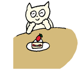 Living a cat 2 sticker #2448491