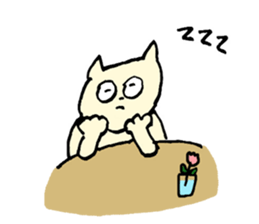 Living a cat 2 sticker #2448492