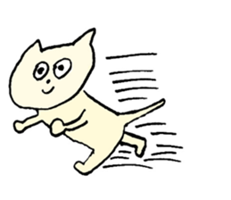 Living a cat 2 sticker #2448493