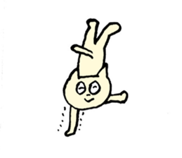 Living a cat 2 sticker #2448497