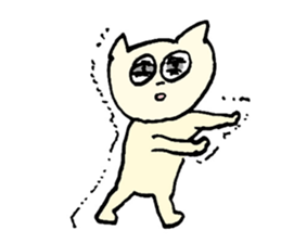 Living a cat 2 sticker #2448498