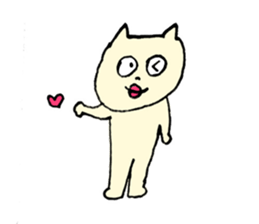 Living a cat 2 sticker #2448500