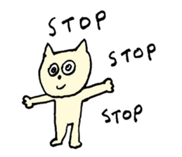 Living a cat 2 sticker #2448504