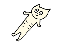 Living a cat 2 sticker #2448505