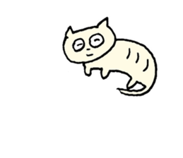 Living a cat 2 sticker #2448506