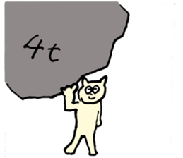 Living a cat 2 sticker #2448507