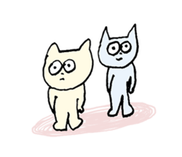 Living a cat 2 sticker #2448511