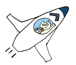 Living a cat 2 sticker #2448517