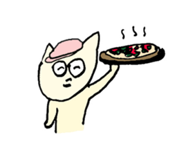 Living a cat 2 sticker #2448521