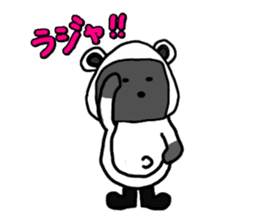 Rice ball Raccoon dog sticker #2448570