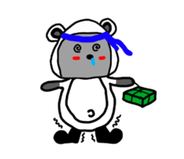 Rice ball Raccoon dog sticker #2448571