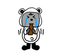 Rice ball Raccoon dog sticker #2448574