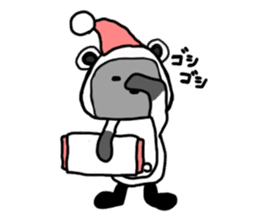 Rice ball Raccoon dog sticker #2448576