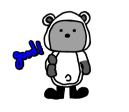 Rice ball Raccoon dog sticker #2448585