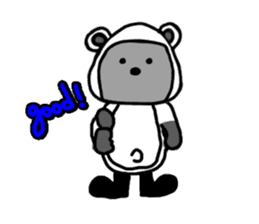 Rice ball Raccoon dog sticker #2448585